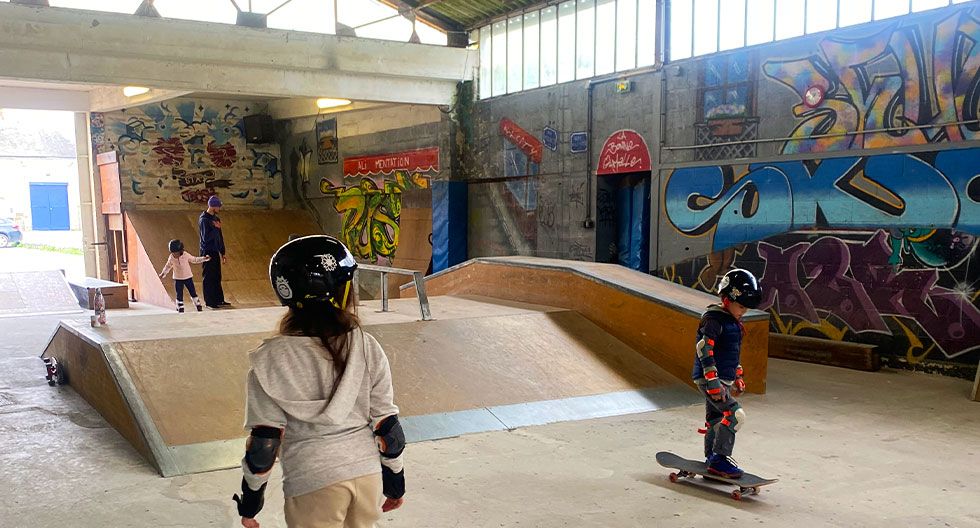Les espaces - Le skatepark