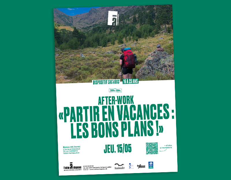 Jeudi 15 mai : After work « Partir en vacances : tous les bons plans pour réaliser ton projet ! »